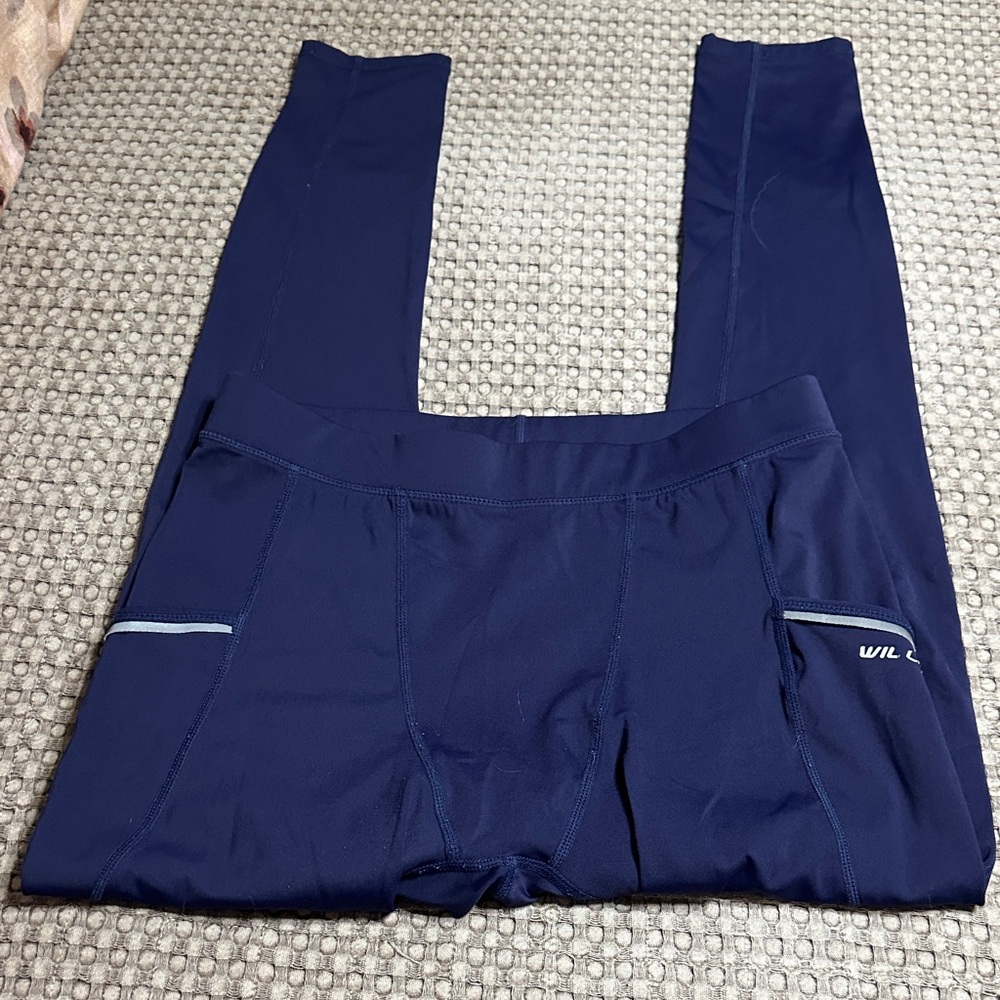 Men's Willit Dark Blue Leggings